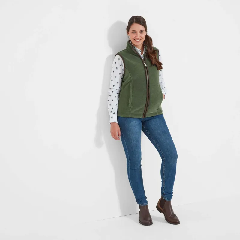 Schoffel Ladies Lyndon Fleece Gilet - Cedar Green