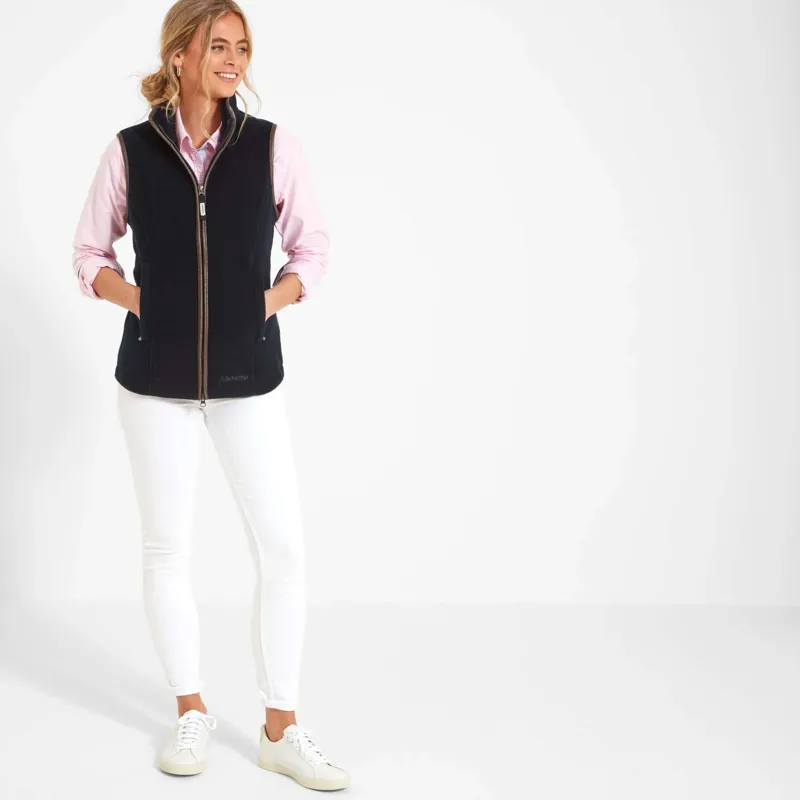 Schoffel Lyndon Fleece Gilet - Navy-3