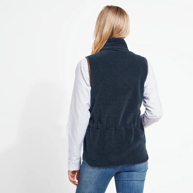 Schoffel Ladies Lyndon Fleece Gilet - Petrol Blue-1