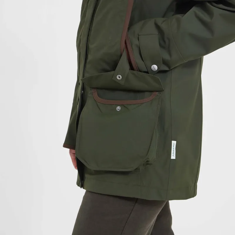 Schoffel Ladies Teal Ultralight Coat - Forest-4