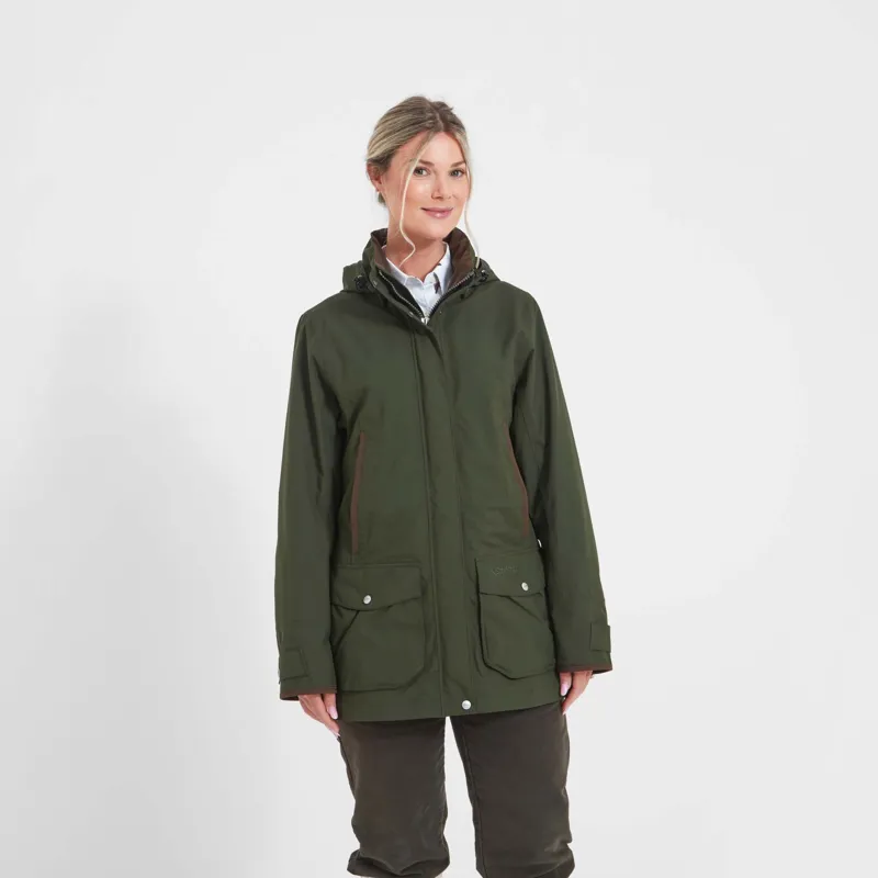 Schoffel Ladies Teal Ultralight Coat - Forest