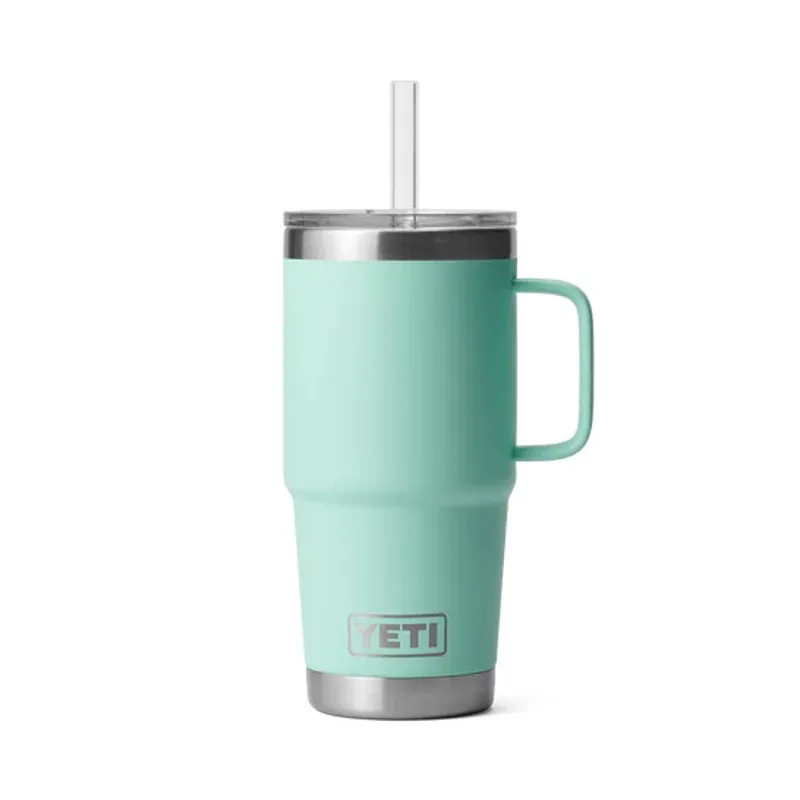 YETI Rambler 25 Oz Seafoam Straw Mug