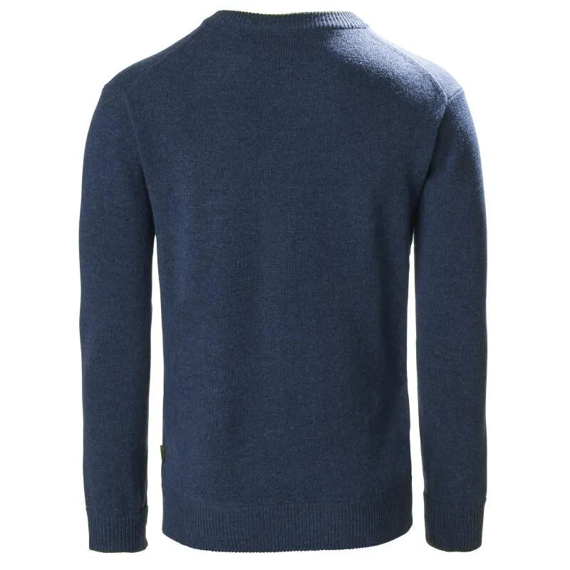 Musto Country V-Neck Dark Cobolt Knit Jumper-1