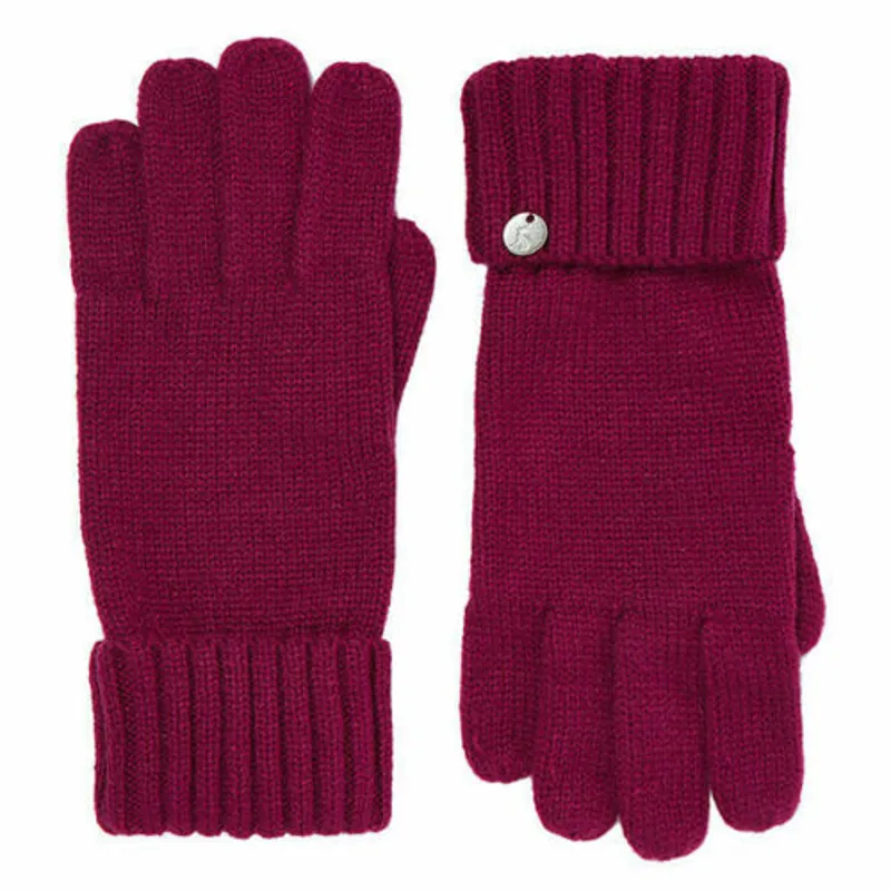Joules Joanie Plum Gloves