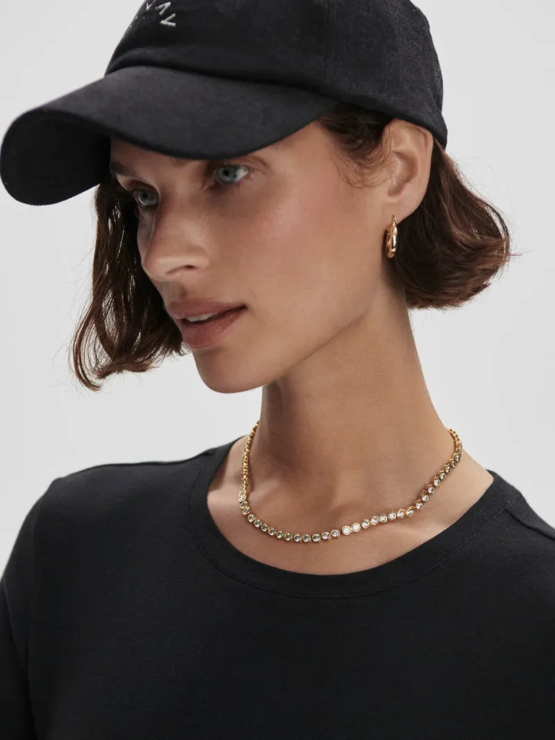 Varley Regina Fitted Tee - Black-1