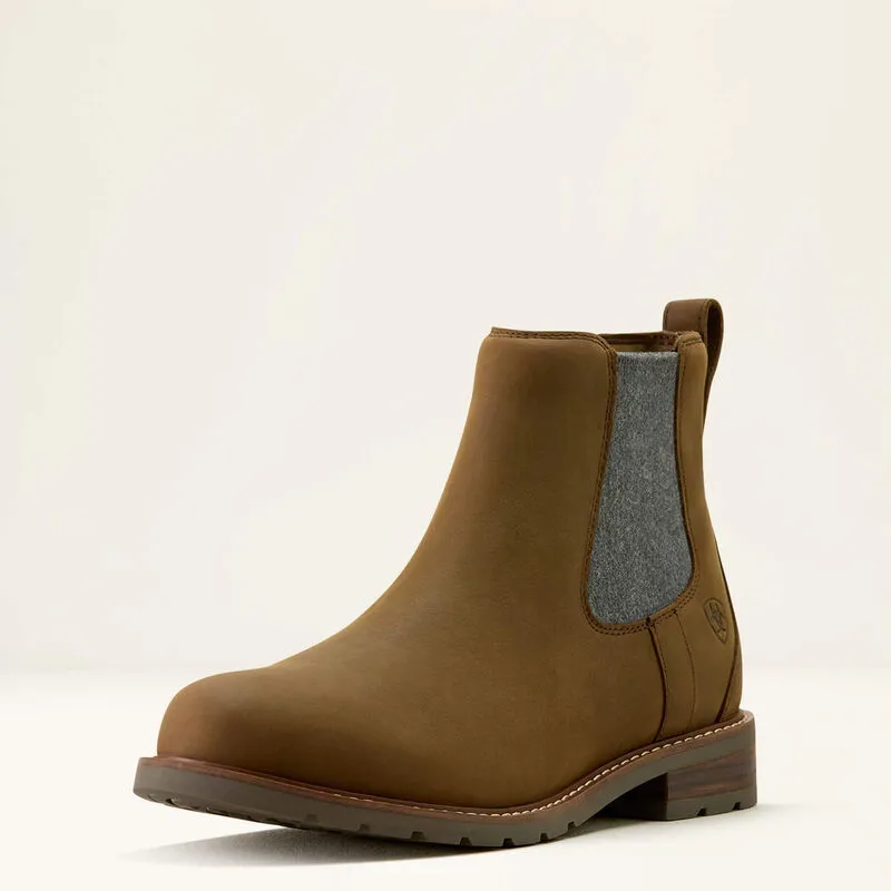 Ariat Wexford Waterproof Chelsea Boot - Palm Brown-1
