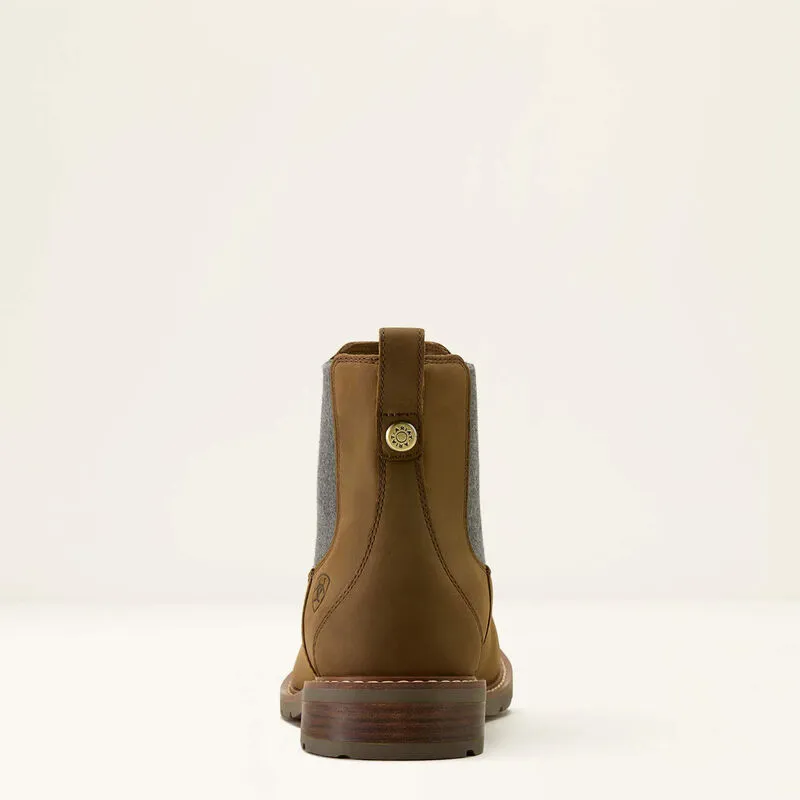 Ariat Wexford Waterproof Chelsea Boot - Palm Brown-2