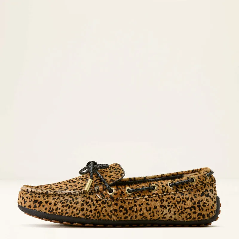 Ariat Margot Driving Moccasin - Mini Cheetah Hair On-1