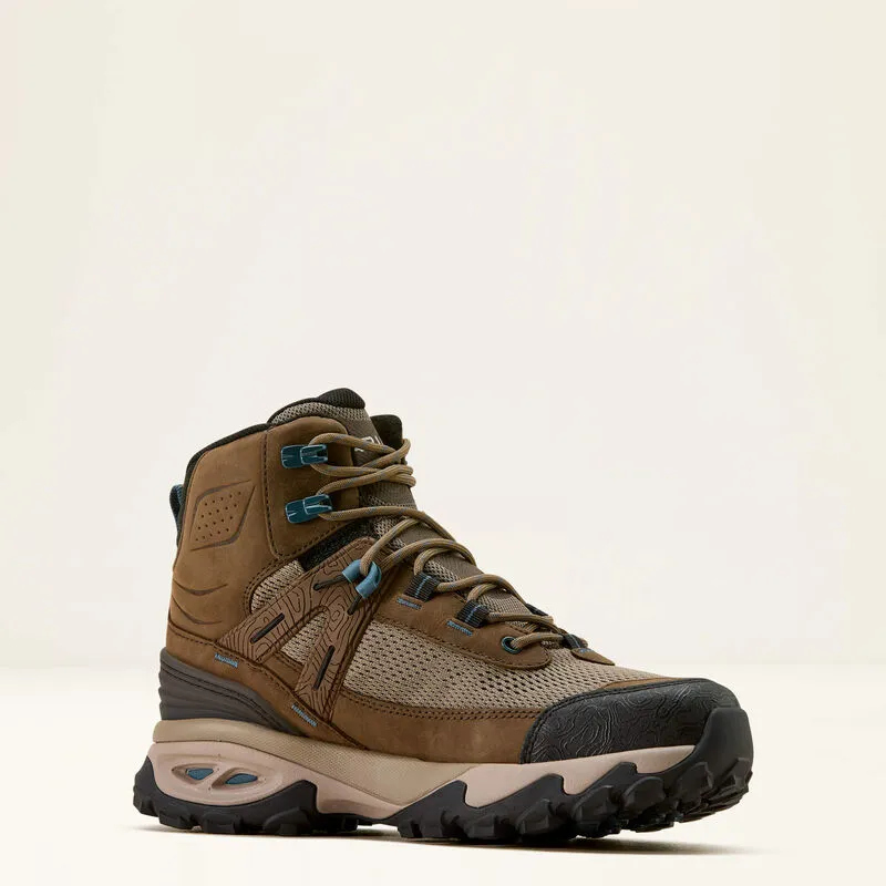 Ariat Traverse Mid Waterproof Hiking Boot - Brown Bark-8