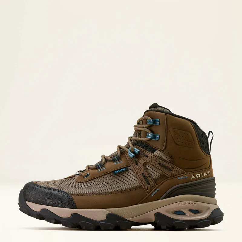 Ariat Traverse Mid Waterproof Hiking Boot - Brown Bark-5