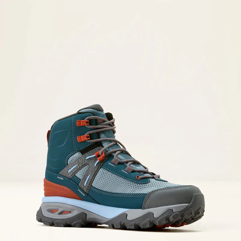 Ariat Traverse Mid Waterproof Hiking Boot - Blue Depths-5