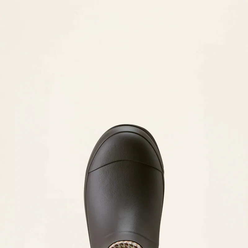 Ariat Kelmarsh Shortie Chocolate Tan Twill Rubber Boot-5