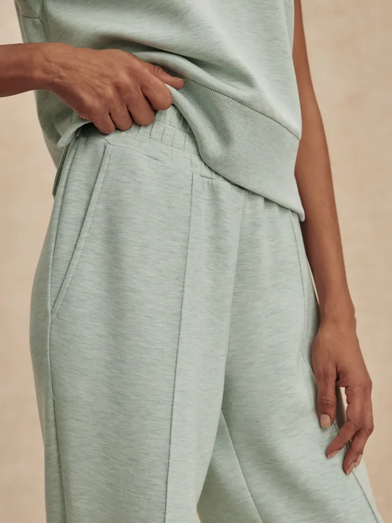 Varley The Wide Leg Pant 30 - Mint Green Marl-2