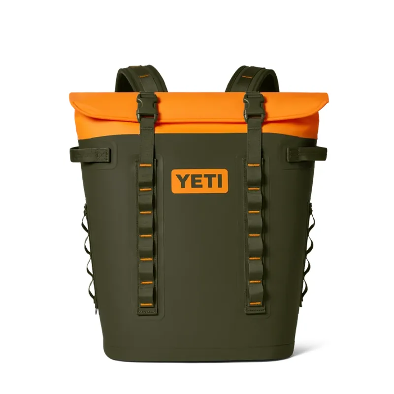 YETI Hopper M20 Olive/King Crab Orange Backpack
