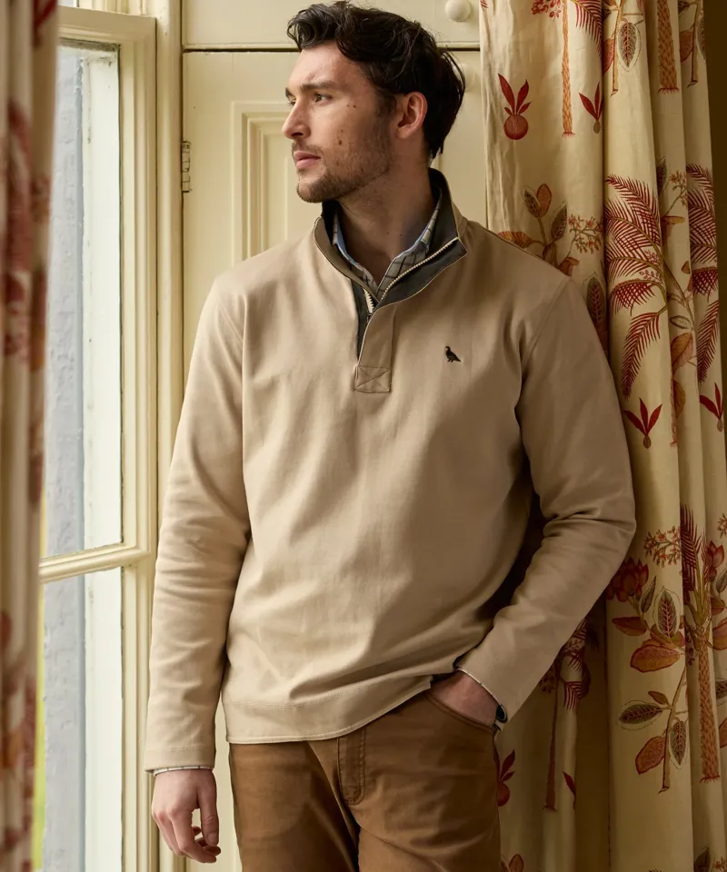 Schoffel Branscombe Cove Sweatshirt - Cobblestone-2