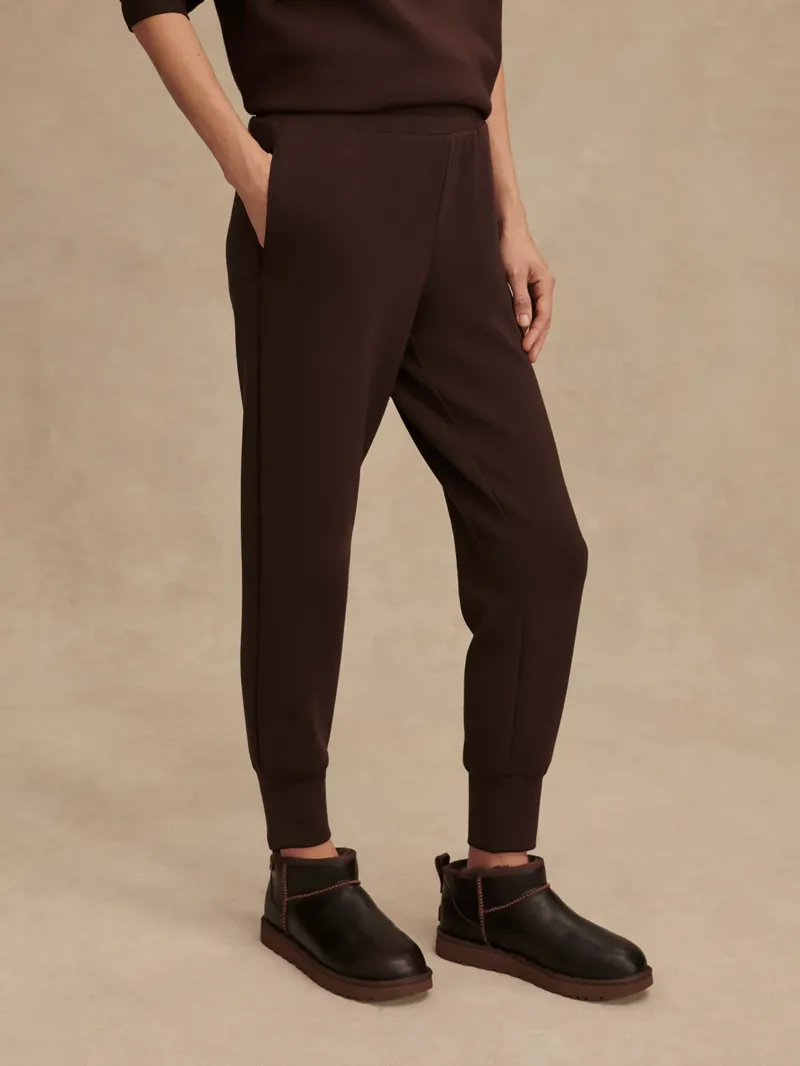 Varley The Slim Cuff Pant 25 - Coffee Bean-2