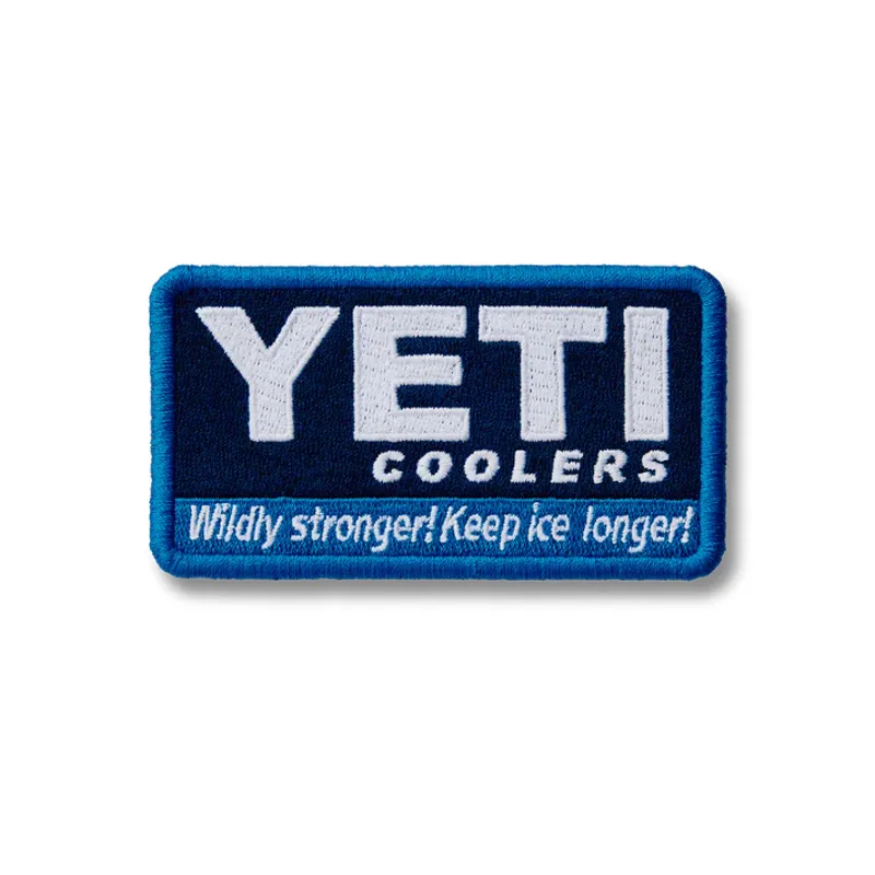 YETI Collectors Patches Wildly Stronger Patch - Blue