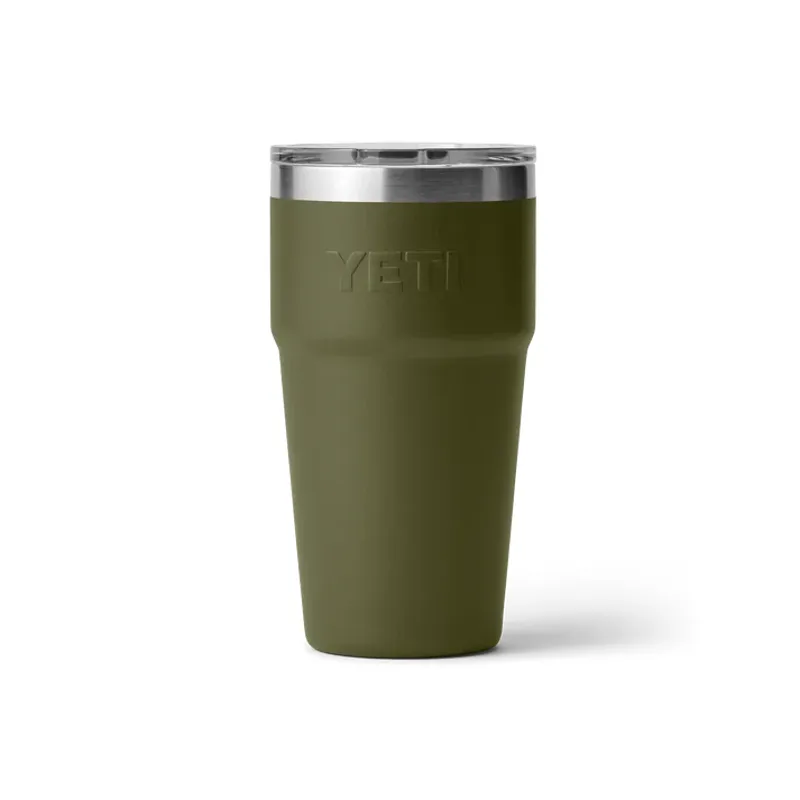YETI Rambler 20 Oz Olive/King Crab Orange Stackable Tumbler-2