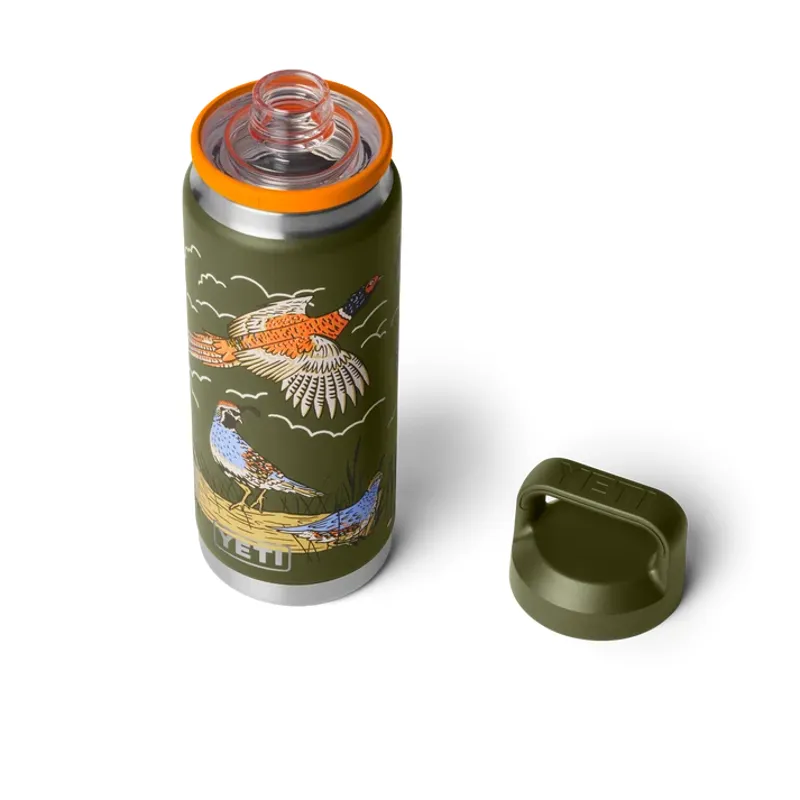 YETI Rambler 26 Oz Upland Bird Olive Bottle With Chug Cap-1