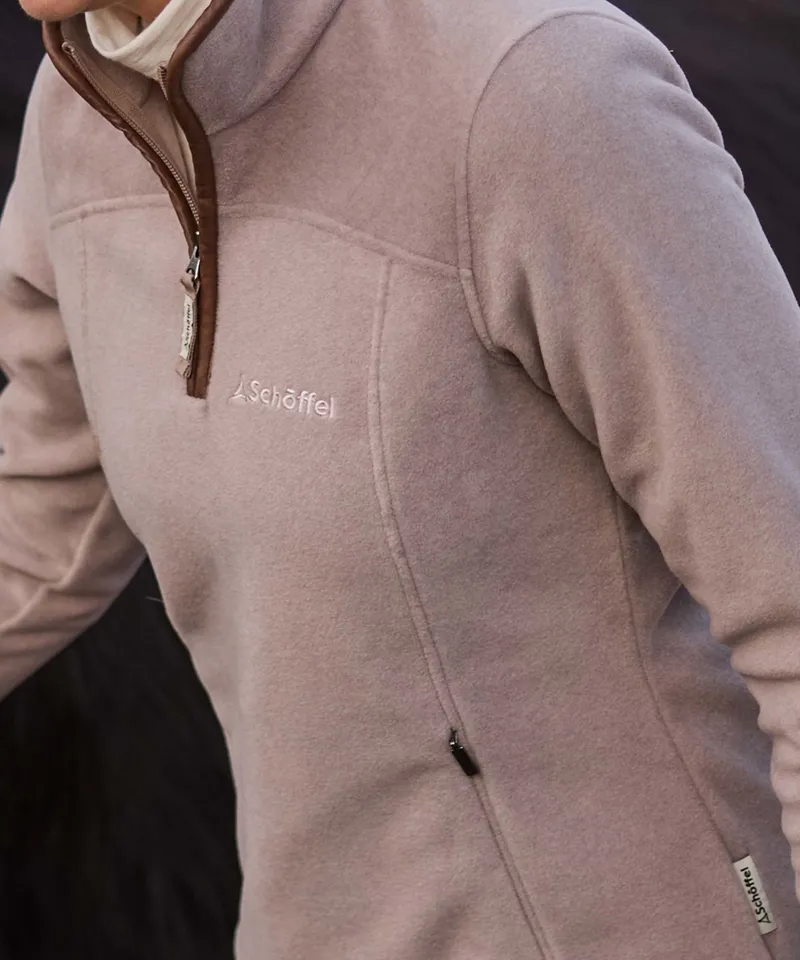 Schoffel Tilton Zip Fleece - Mushroom-10