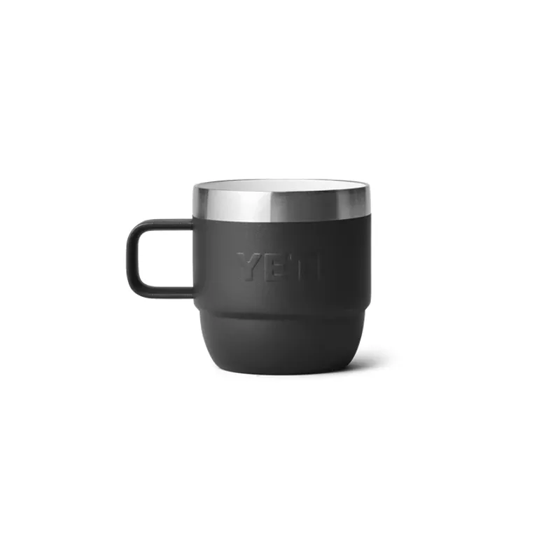 YETI Rambler 6 Oz Black Stackable Mug-5