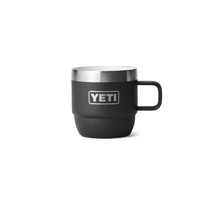 YETI Rambler 6 Oz Black Stackable Mug-6