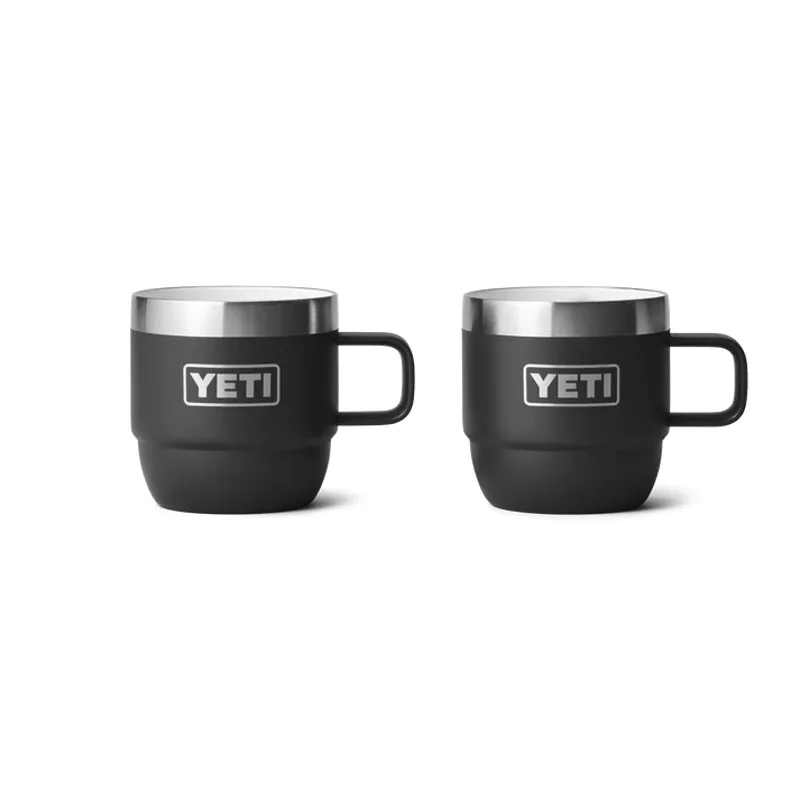YETI Rambler 6 Oz Black Stackable Mug-1