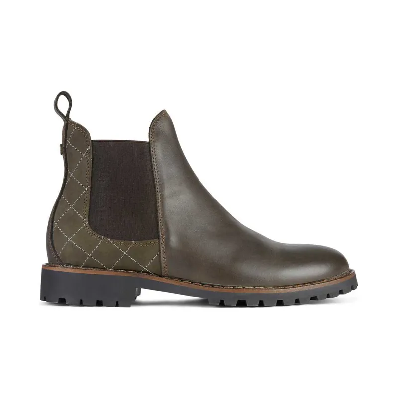Le Chameau Jameson Marron Quilted Chelsea Boot