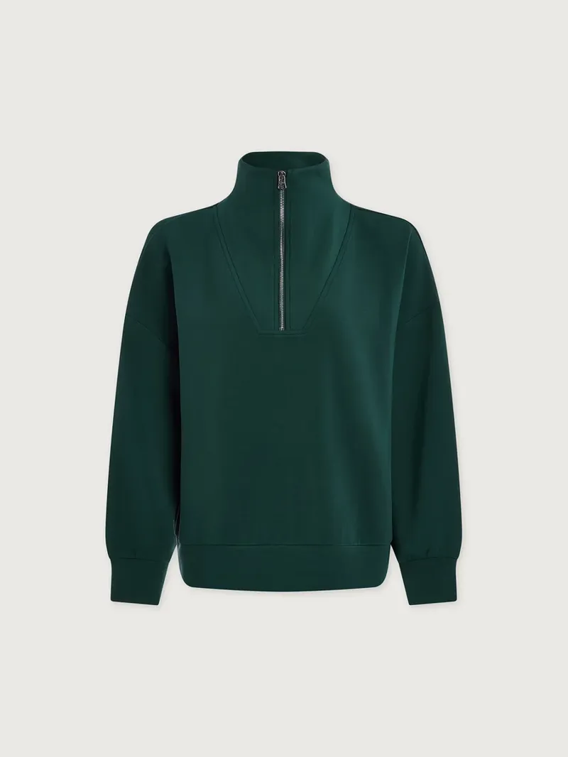 Varley Hawley Half-Zip Sweat - Ponderosa Pine-5