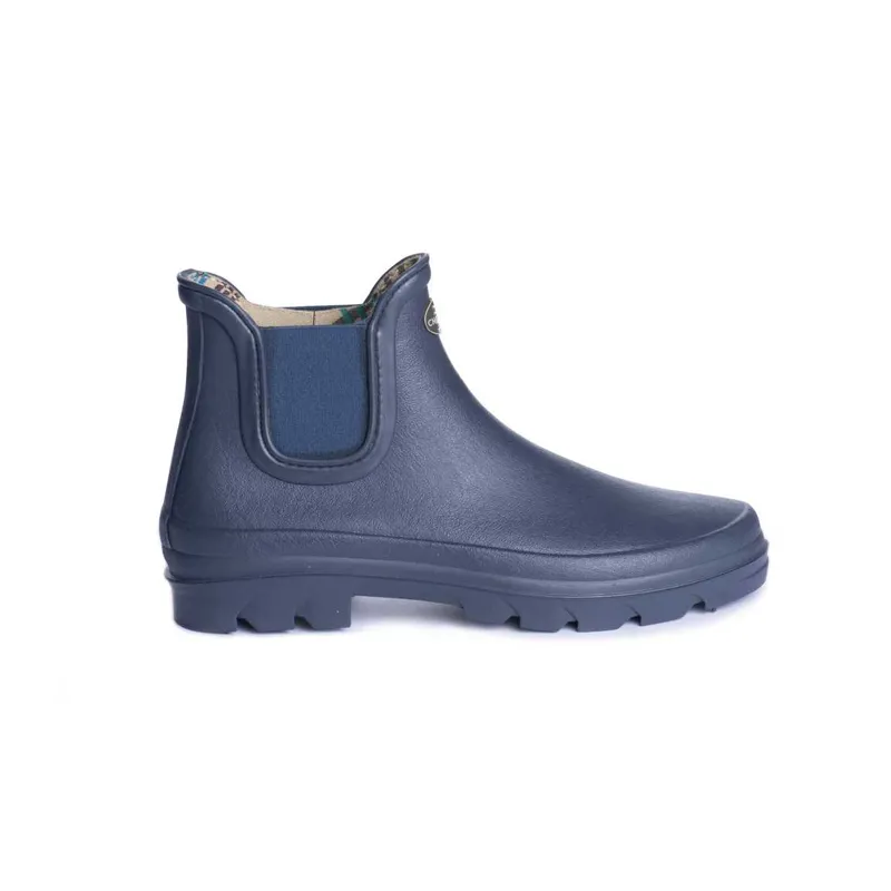 Le Chameau Ladies Iris Bleu Fonce Chelsea Jersey Lined Boot-1