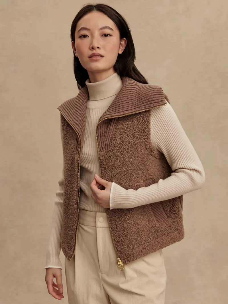 Varley Aspen Gilet - Ash Taupe