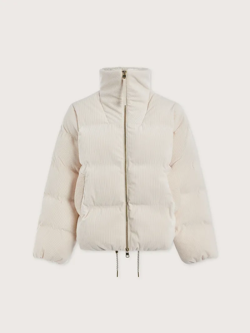 Varley Brackley Cord Puffer Jacket - Birch-7