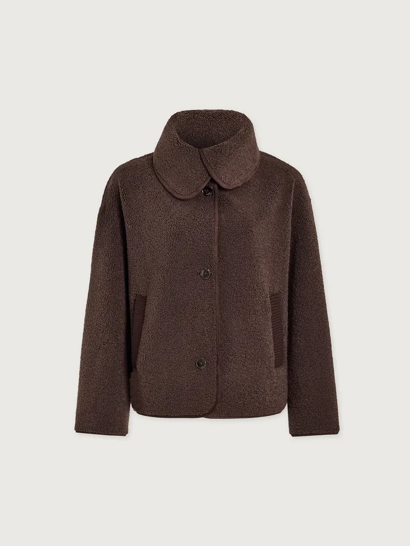 Varley Kellan Short Boxy Jacket - Mahogany-7