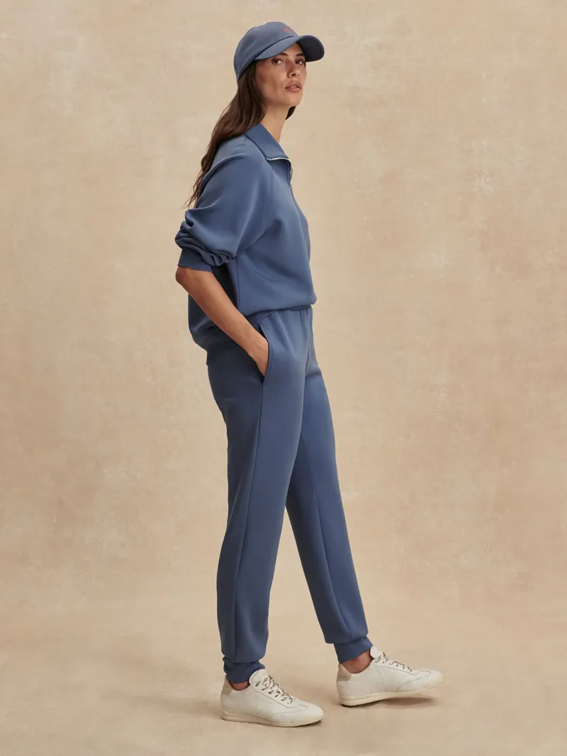 Varley The Slim Cuff Pant 27.5 - Bijou Blue-3