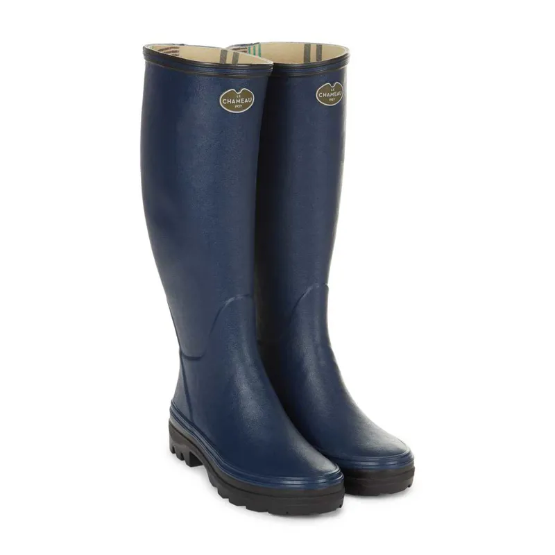 Le Chameau Ladies Marine Giverny Wellingtons