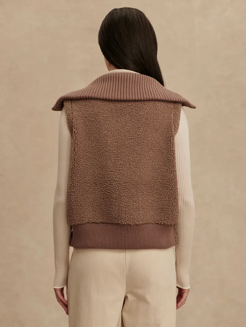 Varley Aspen Gilet - Ash Taupe-3