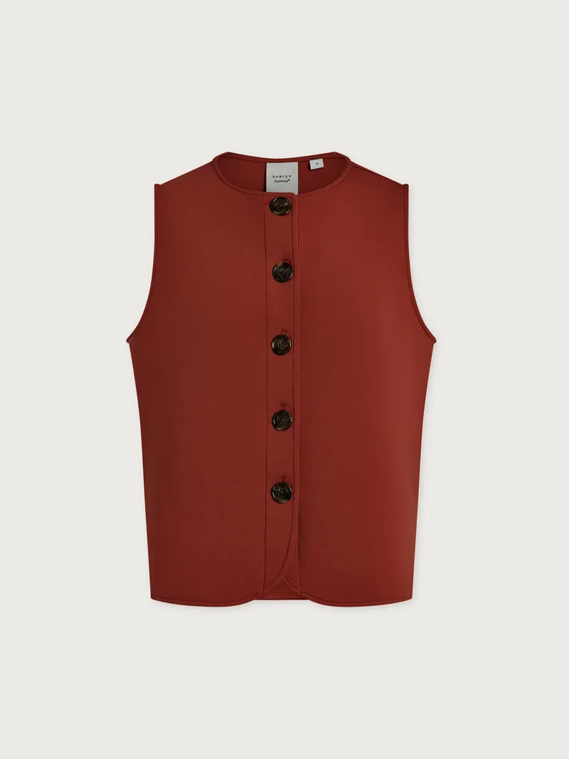 Varley Josie Button-Through Tank - Bossa Nova-3