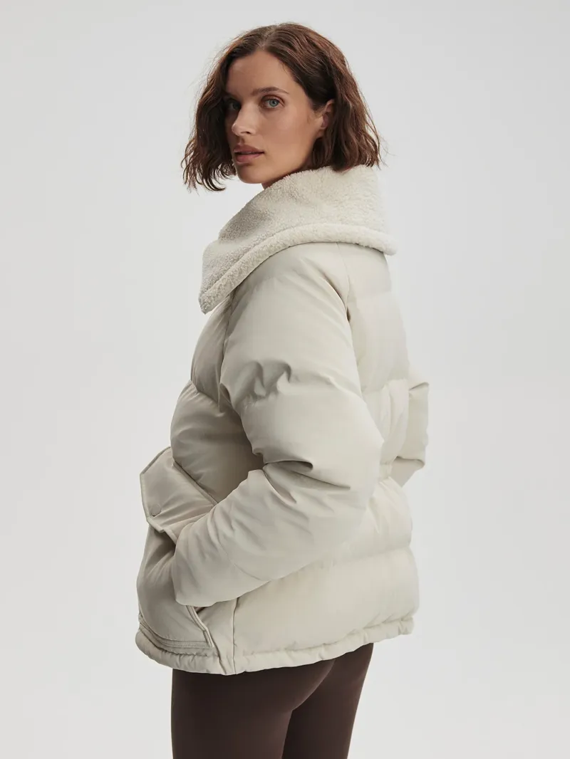 Varley Roseville Down Jacket - Fog-3