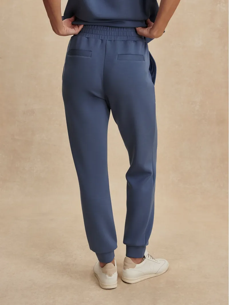 Varley The Slim Cuff Pant 27.5 - Bijou Blue-4