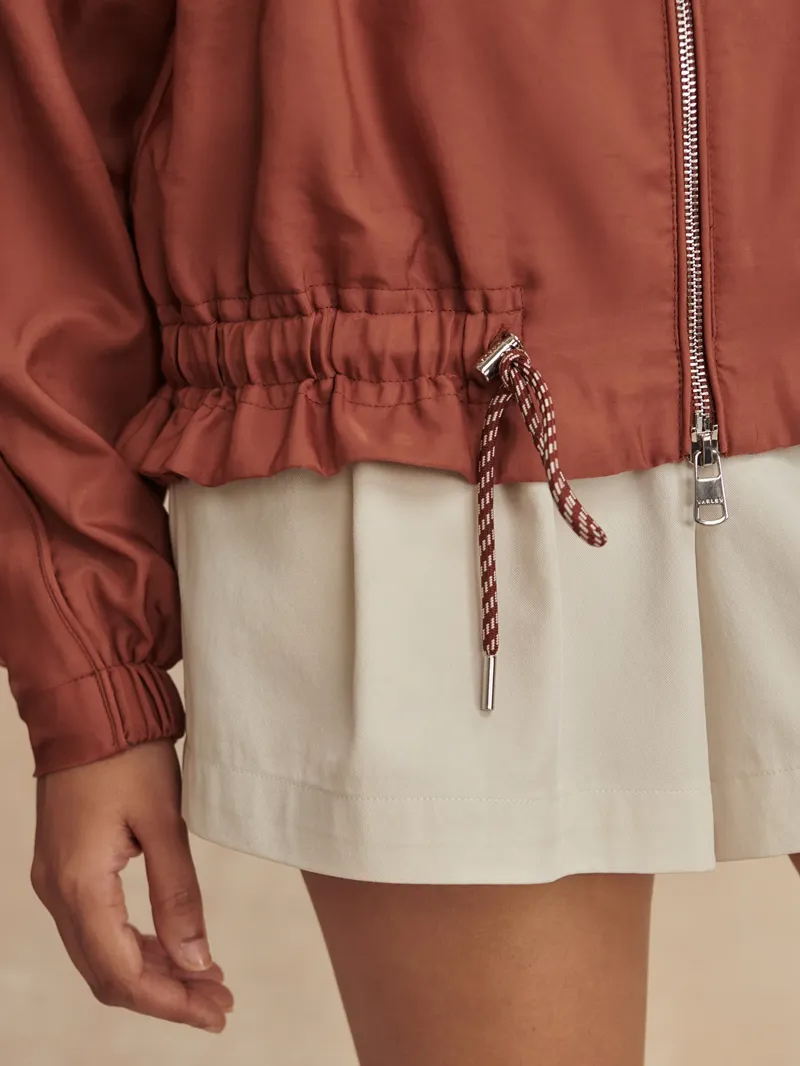 Varley Lotta Blouson Jacket - Maple-5