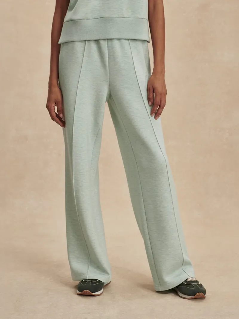 Varley The Wide Leg Pant 30 - Mint Green Marl-3