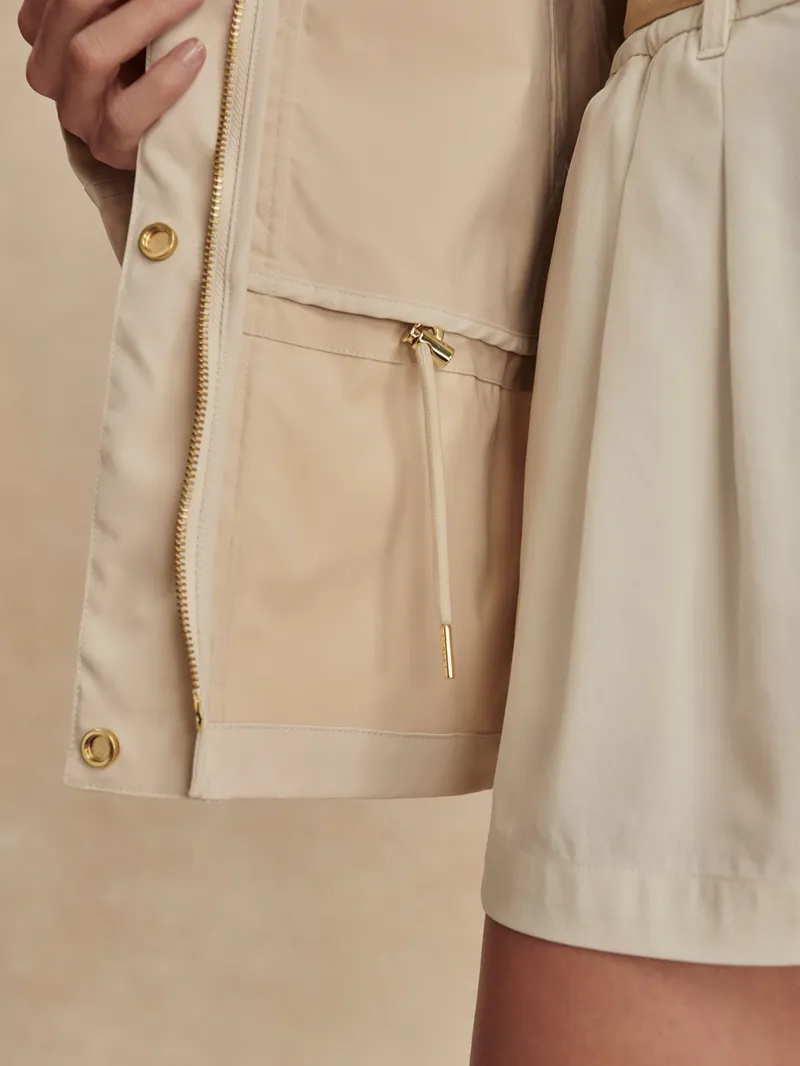 Varley Jeanie Jacket - Oat Milk-2