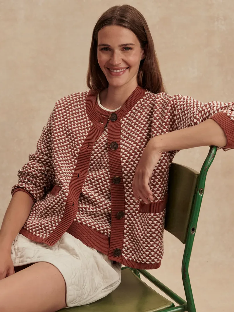 Varley Elmwick Knit Jacket - Maple-1