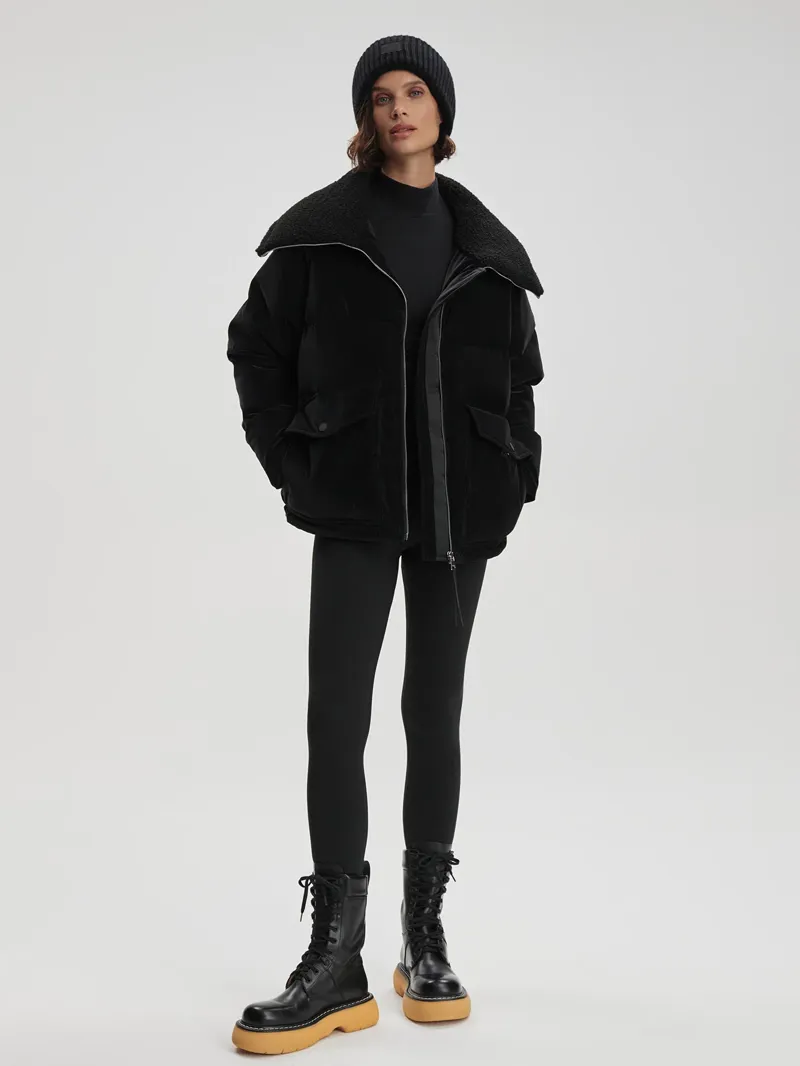 Varley Roseville Down Jacket - Black-5