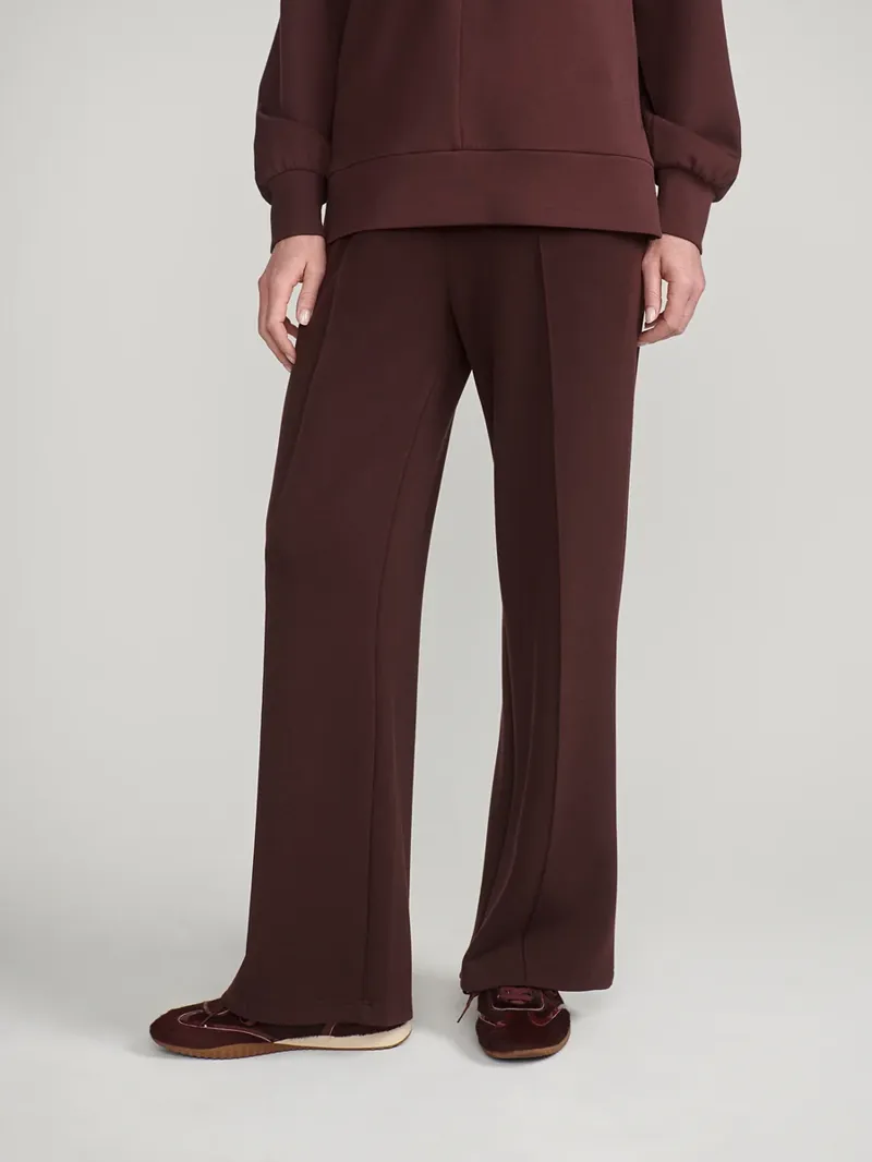 Varley The Wide Leg Pant 30 - Deep Mahogany-2