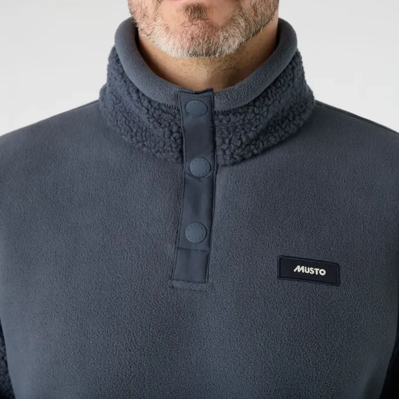 Musto Cove Deep Pile Fleece - Alpine Frost-5