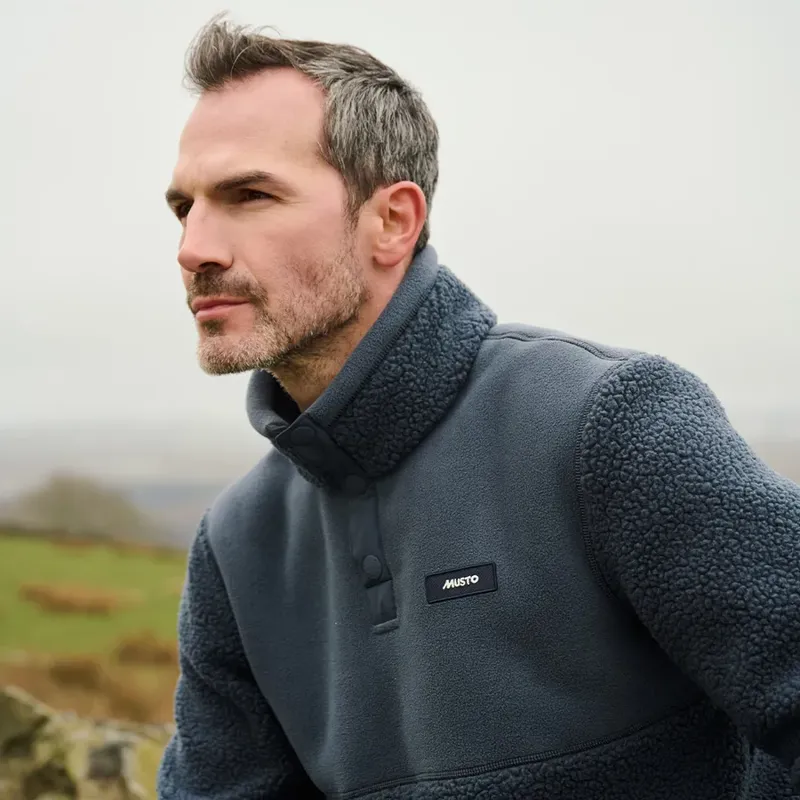 Musto Cove Deep Pile Fleece - Alpine Frost-1