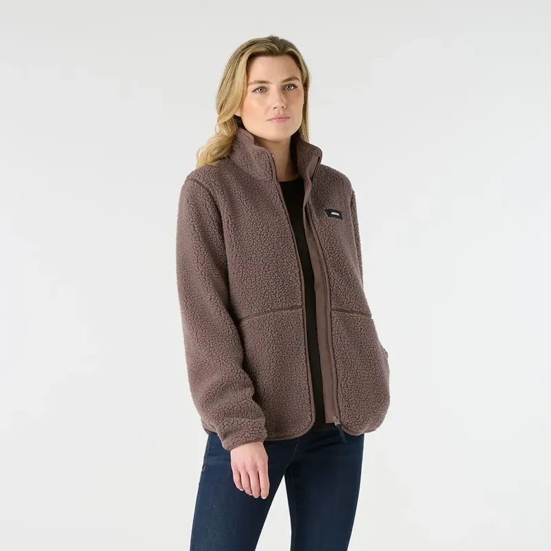 Musto Cove Deep Pile Fleece Jacket - Plum-3
