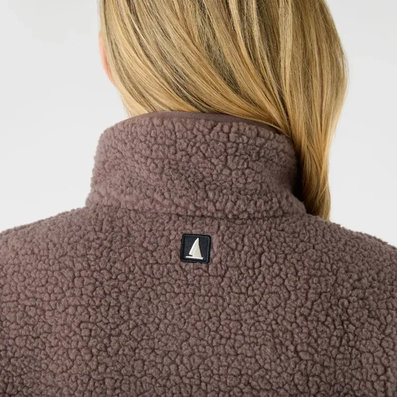 Musto Cove Deep Pile Fleece Jacket - Plum-8