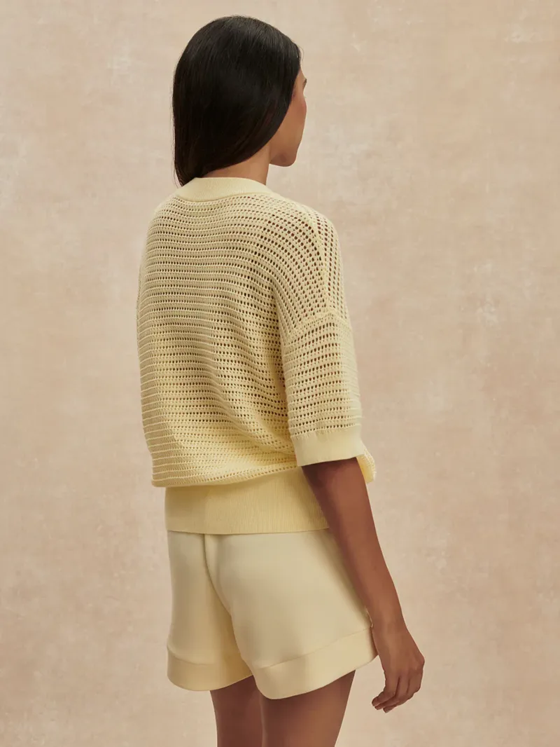 Varley Callie Knit Top - Anise Flower-1